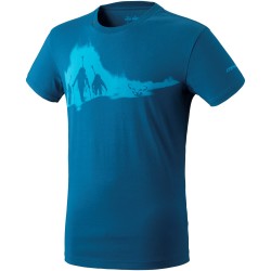 Koszulka DYNAFIT GRAPHIC COTTON S/S TEE MEN Poseidon Ascent | SKLEP NARTY WARSZAWA
