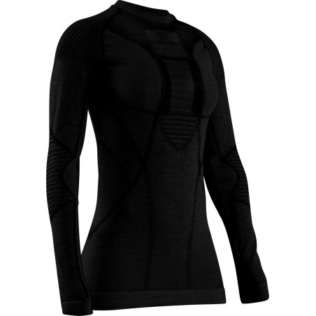 Koszulka damska X-Bionic APANI 4.0 MERINO Black | Sklep Narty Warszawa