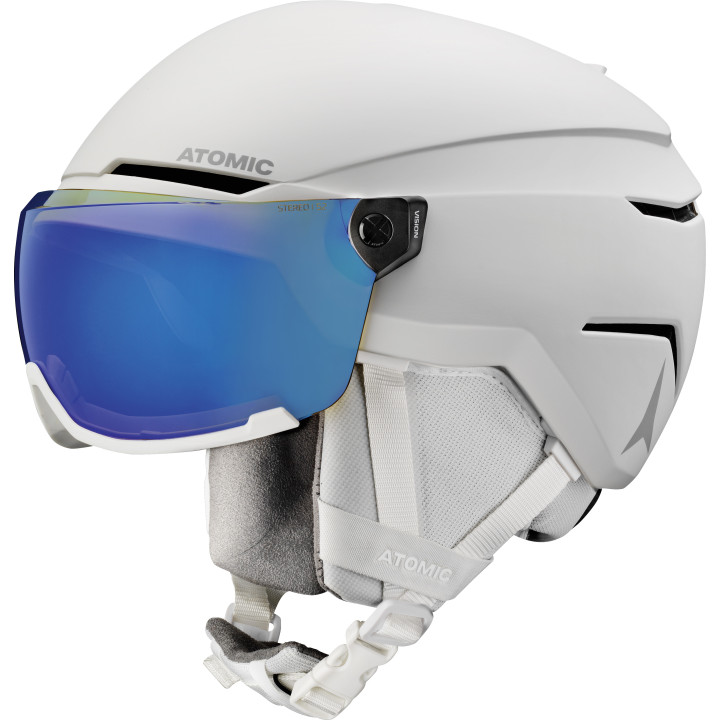 Kask narciarski ATOMIC Savor Visor Stereo White Heather 2021 | Sklep Narty Warszawa