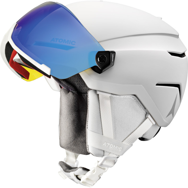 Kask narciarski ATOMIC Savor Visor Stereo White Heather 2021 | Sklep Narty Warszawa
