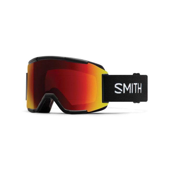 Gogle SMITH SQUAD Black ChromaPop Photochromic Red Mirror