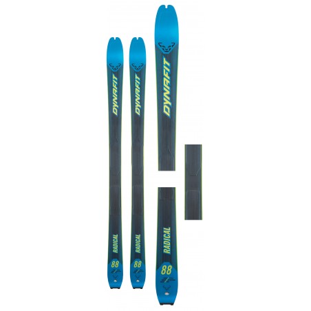 Narty skitour DYNAFIT Radical 88 reef/limepunch 2022