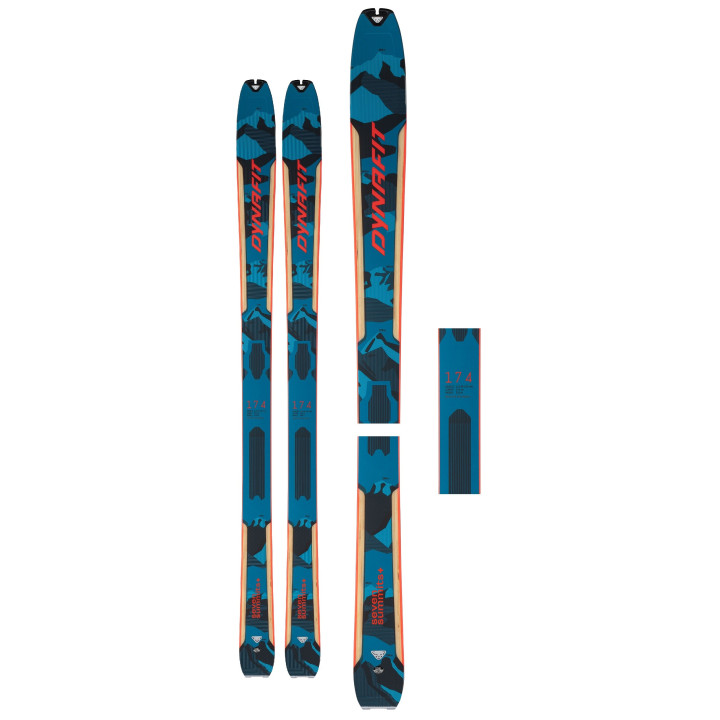 Narty skitour DYNAFIT Seven Summits blue/red 2022