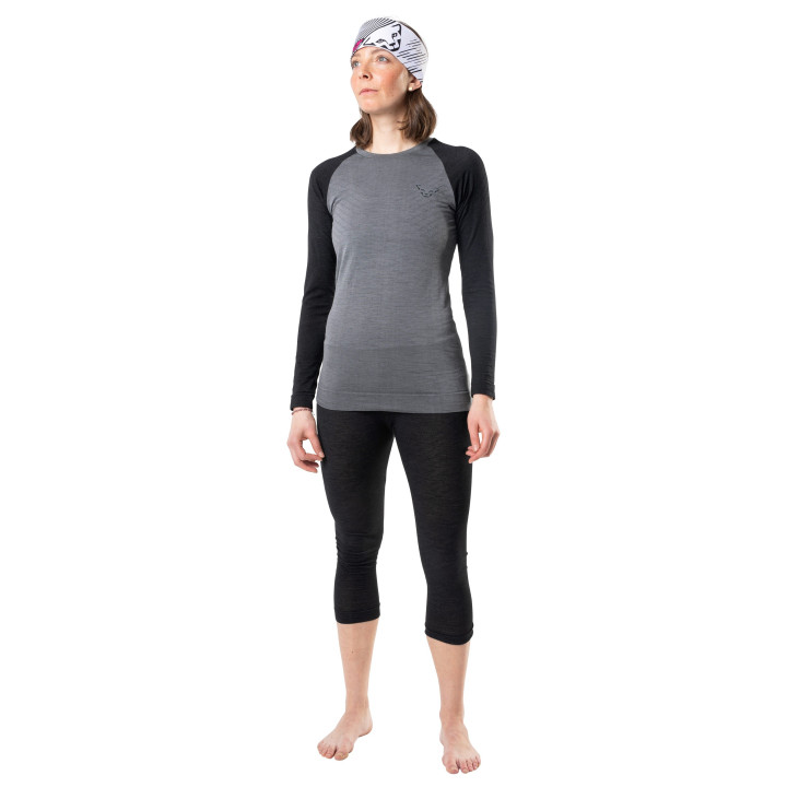 Kalesony DYNAFIT TOUR LIGHT MERINO W 3/4 TIGHT	black out
