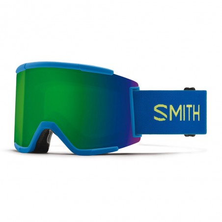 Gogle SMITH SQUAD XL electric blue 2023,ChromaPOP Sun Green Mirror, S3