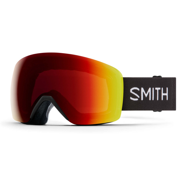 Gogle SMITH SQUAD Black 2023 ChromaPOP Photochromic Red Mirror, S2/S3
