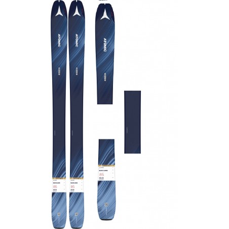 Narty ATOMIC Backland 85 W + Foki Atomic HYBRID SKIN 85/86 2023