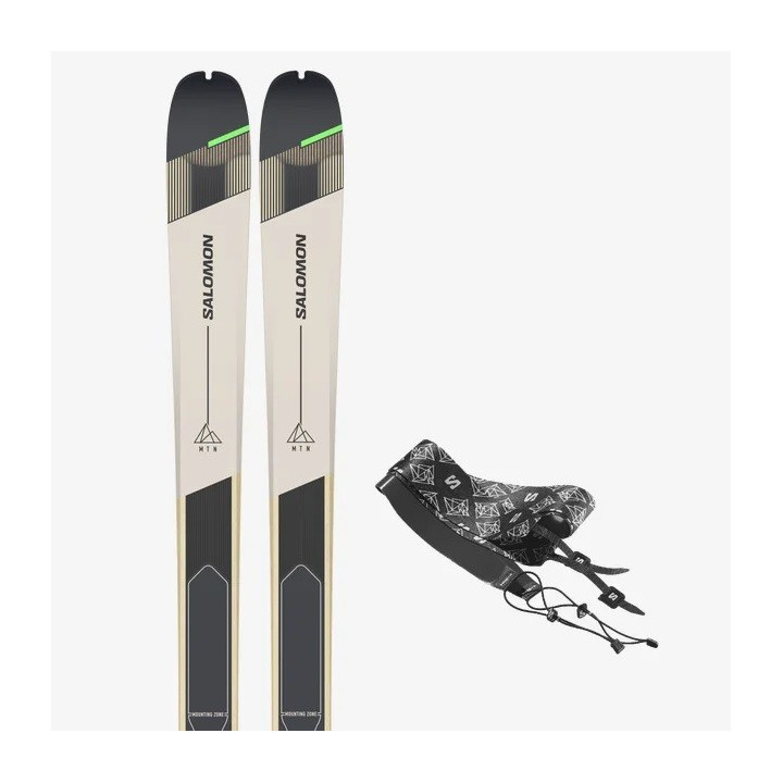 Narty SALOMON MTN 86 CARBON +  Foki SALOMON RainDy 2024