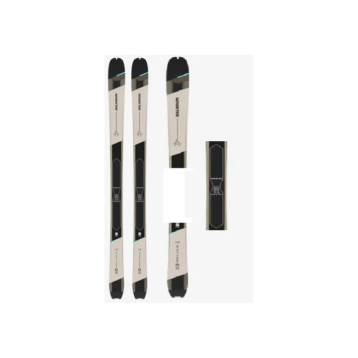 Narty SALOMON MTN 86 W CARBON +  Foki SALOMON  2023