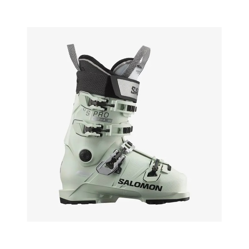 Voorzichtig Skiën gemakkelijk te kwetsen Buty narciarskie SALOMON S/PRO Alpha 100 White/Silver/Bk 2023