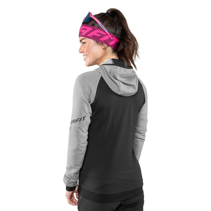 Bluza skitour DYNAFIT Speed Polartec® Hooded Jacket W Marine Blue Beet Red 2023