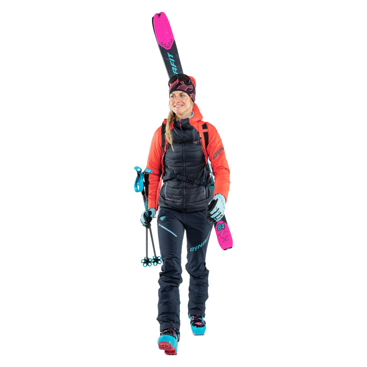 Kurtka skitour DYNAFIT Radical PrimaLoft® Hooded Jkt W Hot Coral