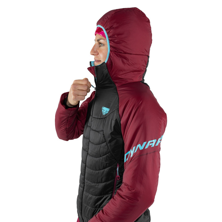 Kurtka skitour DYNAFIT Radical PrimaLoft® Hooded Jkt W Hot Coral