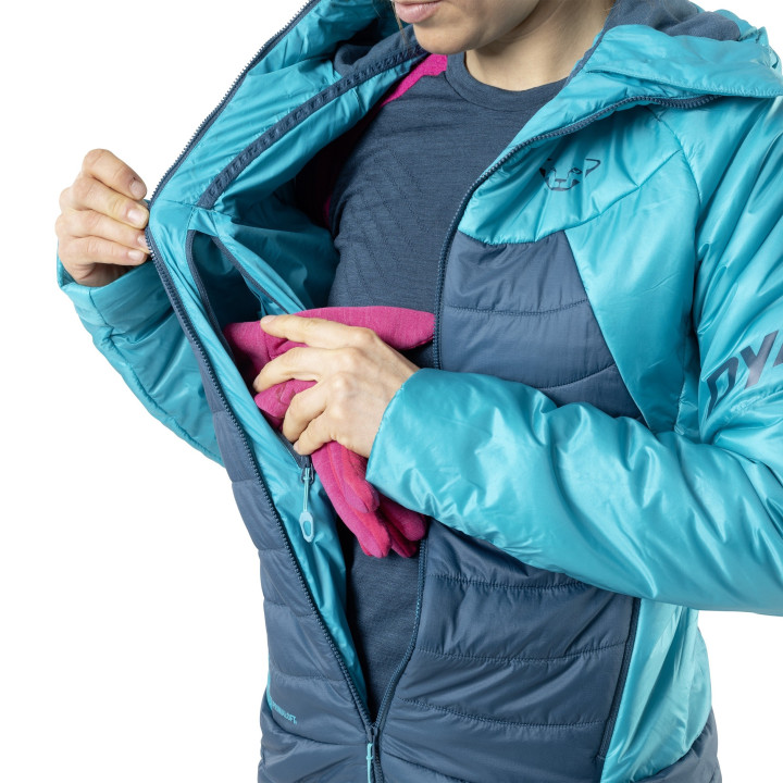 Kurtka skitour DYNAFIT Radical PrimaLoft® Hooded Jkt W Hot Coral