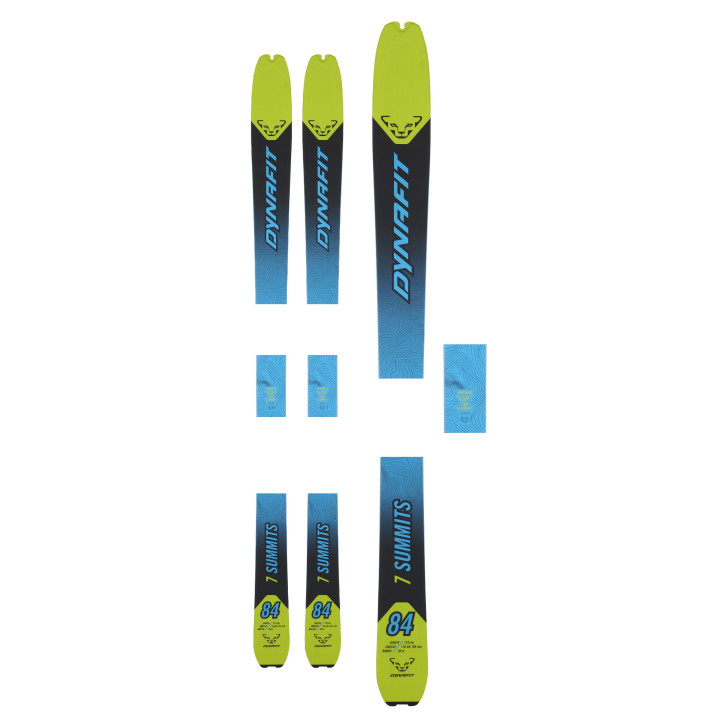 Narty skitour DYNAFIT Seven Summits Lime Yellow Black 2023