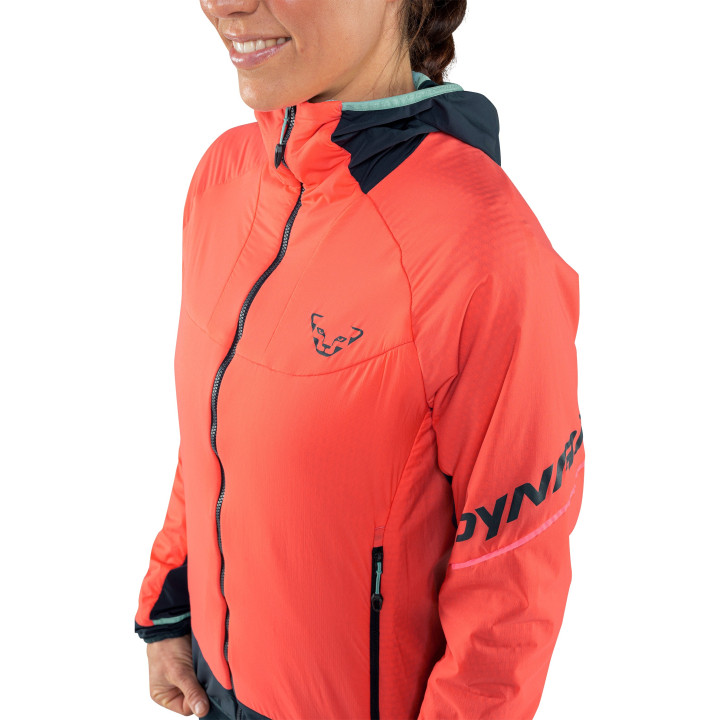 Kurtka skitour DYNAFIT Mezzalama Polartec® Alpha® Jacket W Hot Coral