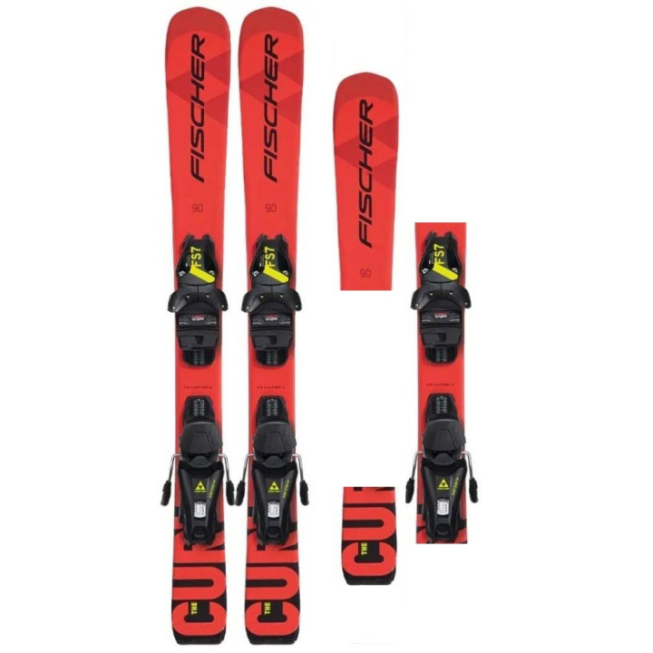 Narty FISCHER THE CURV JRS  + FJ7 CA JRS 2023