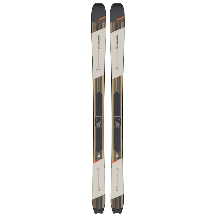 Narty SALOMON MTN 91 CARBON +  Foki SALOMON  2024