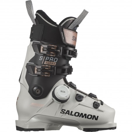 Buty narciarskie SALOMON S/PRO SUPRA BOA Metal 105W GW Gray Aurora/Black/Pink Gold 2024