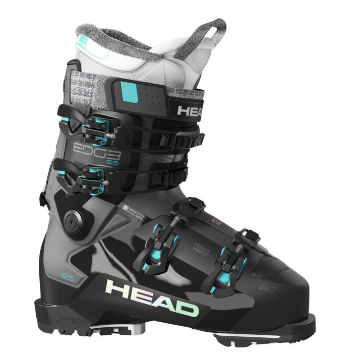 Buty narciarskie HEAD EDGE 95 W HV GW BLACK/TURQUOISE 2025