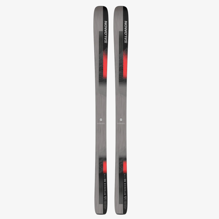 Narty SALOMON STANCE 90 BLK CORAL MIC - BEZ WIĄZAŃ - 2024