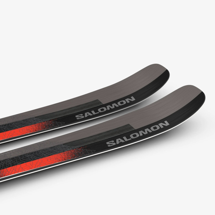 Narty SALOMON STANCE 90 BLK CORAL MIC - BEZ WIĄZAŃ - 2024