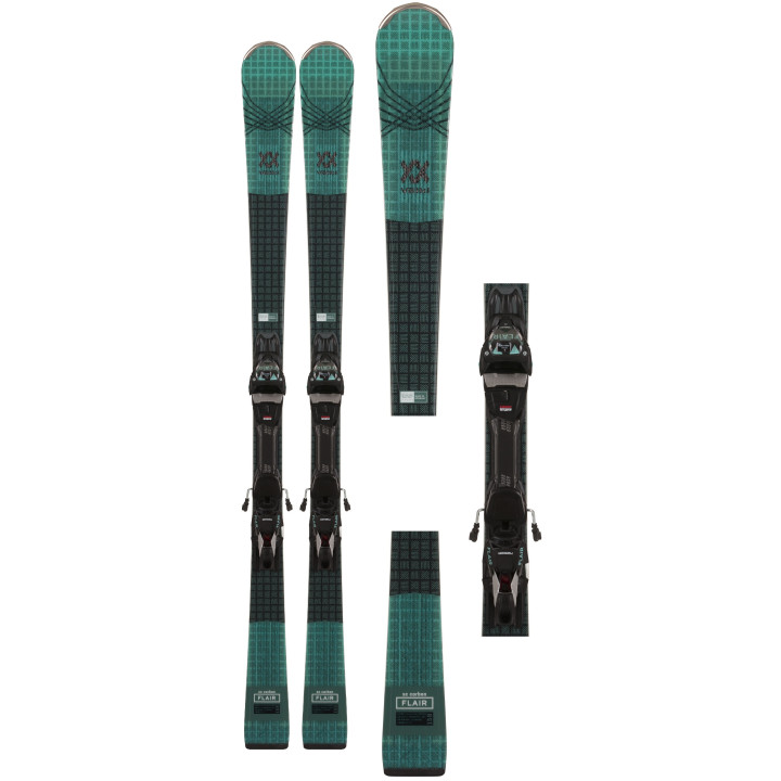 Narty VOLKL Flair SC Carbon + vMotion3 11 alu GW Lady Jade 2023