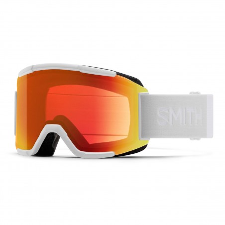 Gogle SMITH SQUAD white vapor 2021 ChromaPOP Photochromic Red Mirror,S2/S3