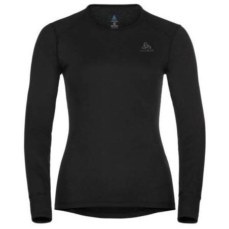 Koszulka damska Odlo BL TOP crew neck l/s ACTIVE WARM ECO Black