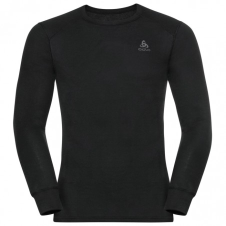 Koszulka męska Odlo BL TOP crew neck l/s ACTIVE WARM ECO Black