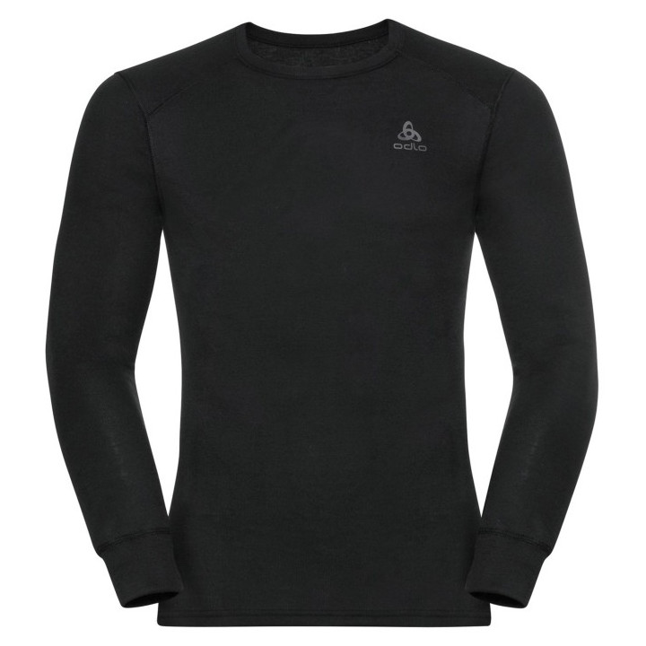 Koszulka męska Odlo BL TOP crew neck l/s ACTIVE WARM ECO Black