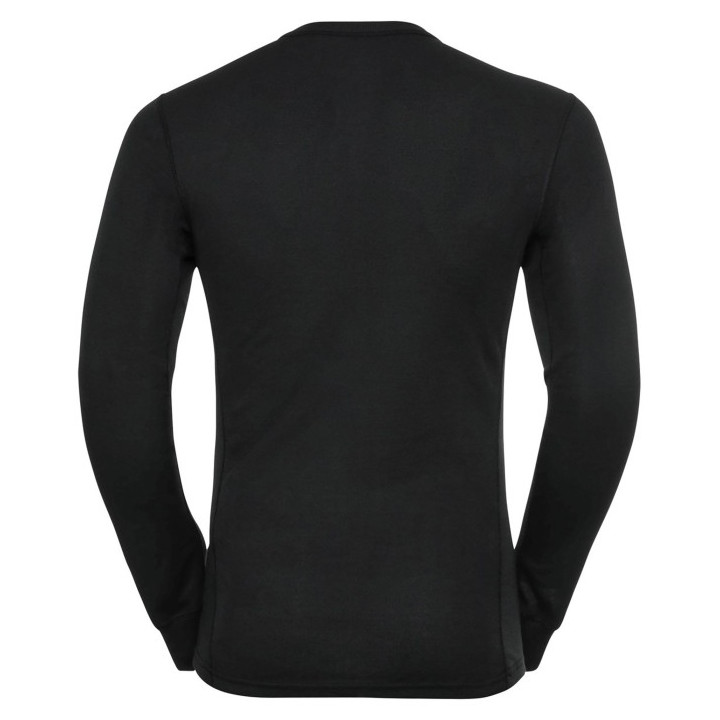 Koszulka męska Odlo BL TOP crew neck l/s ACTIVE WARM ECO Black