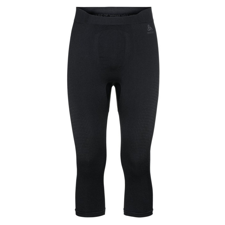 Legginsy męskie Odlo BL BOTTOM 3/4 PERFORMANCE WARM ECO Black