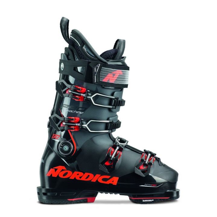 Buty narciarskie NORDICA PRO MACHINE 130 (GW) BLACK-ANTHRACITE-RED 2024