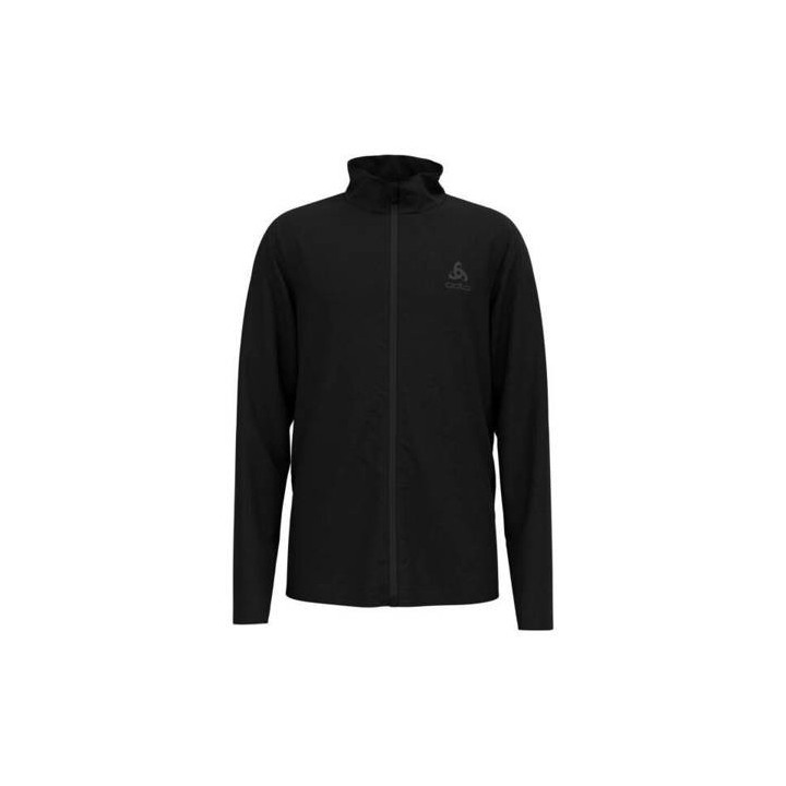 Bluza Odlo rozpinana z półgolfem narciarska dziecięca BERRA KIDS czarny
