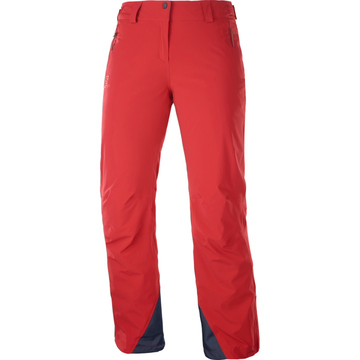 Spodnie narciarskie SALOMON The Brilliant Pant W RED CHILI Short