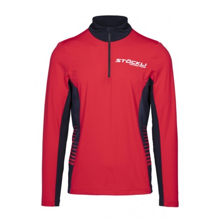 Longsleeve Stöckli Functional shirt WRT red-black