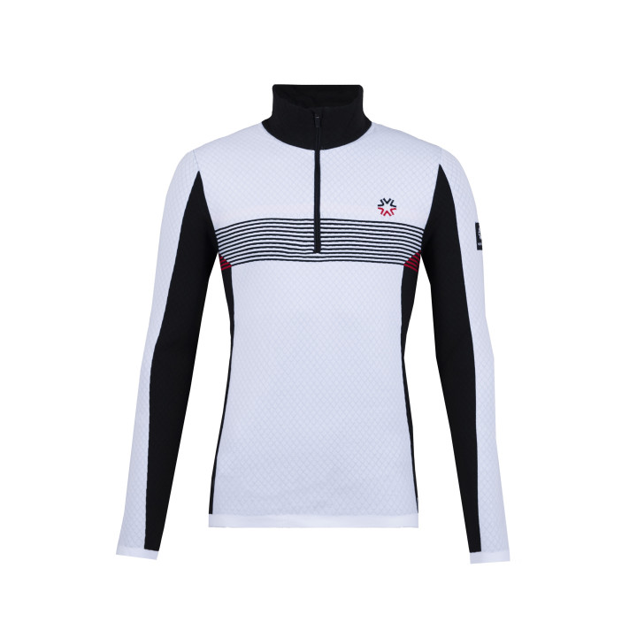 Bluza NEWLAND Jupiter T-Neck Black/White
