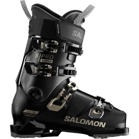 Buty narciarskie SALOMON S/PRO ALPHA 110 W GW Black/Light Bronze Met./Black 2026