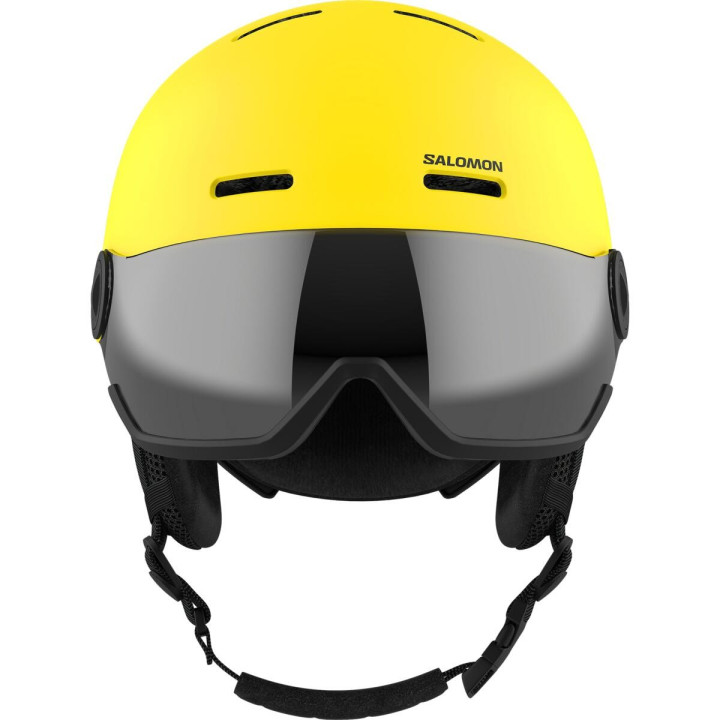 KASK NARCIARSKI SALOMON ORKA VISOR Vibrant Yellow 2027