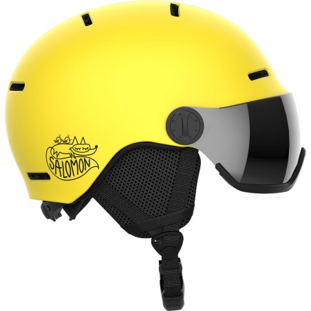 KASK NARCIARSKI SALOMON ORKA VISOR Vibrant Yellow 2027