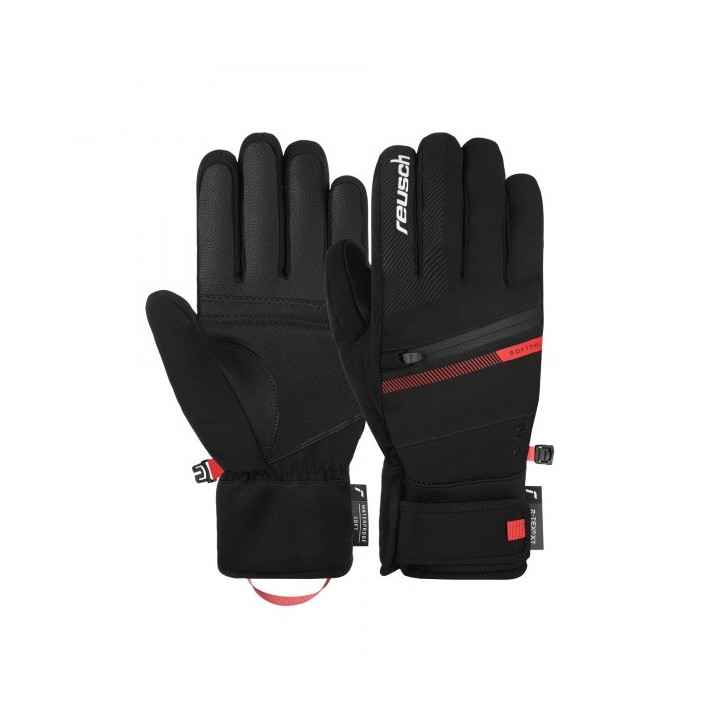 Rękawice REUSCH Steve R-TEX® XT black / fluo red