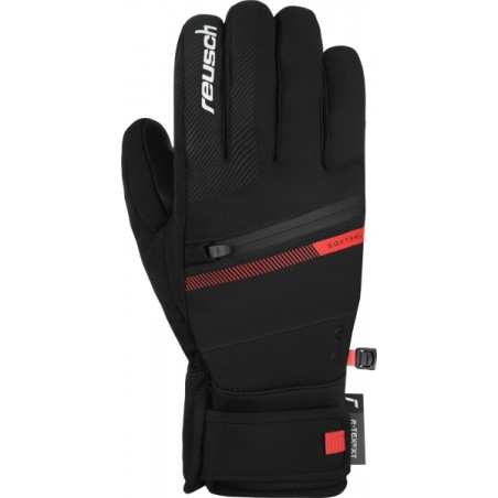Rękawice REUSCH Steve R-TEX® XT black / fluo red