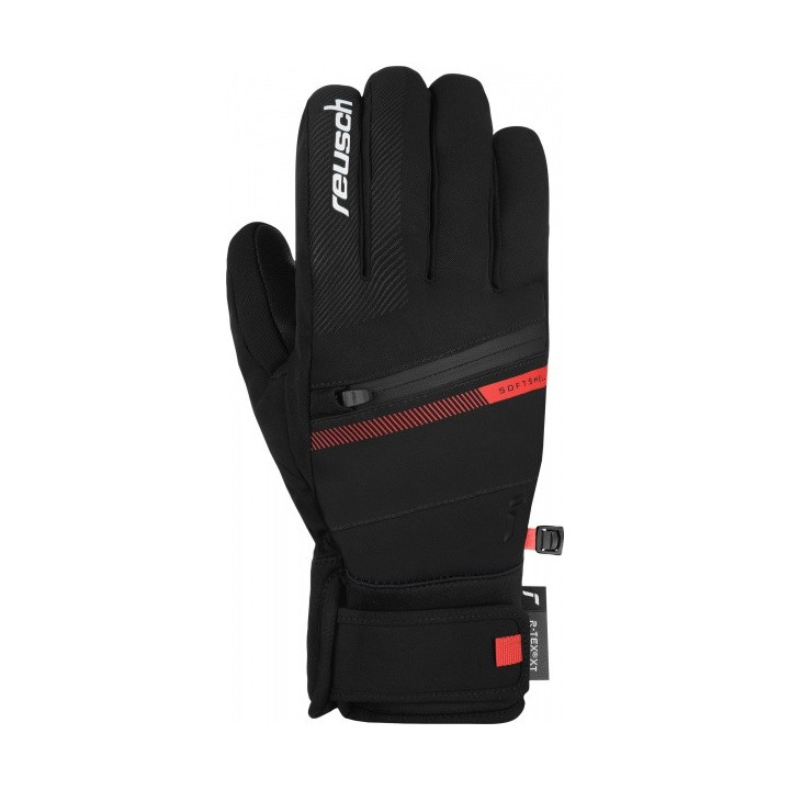 Rękawice REUSCH Steve R-TEX® XT black / fluo red