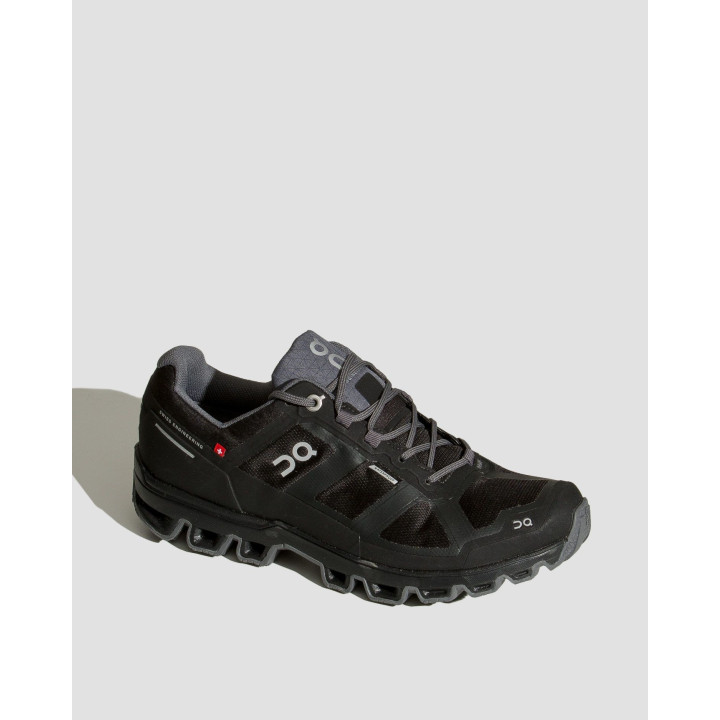 Buty biegowe damskie On Running Cloudventure Waterproof W Black Graphite