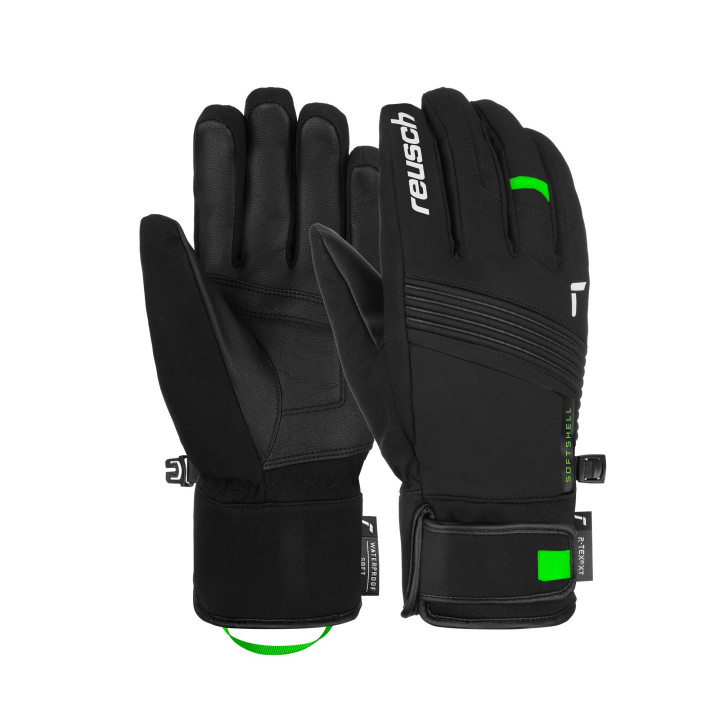 Rękawice REUSCH Louis R-TEX® XT black/green gecko