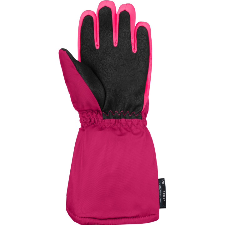Rękawice dziecięce REUSCH Tom fuchsia purple/knockout pink