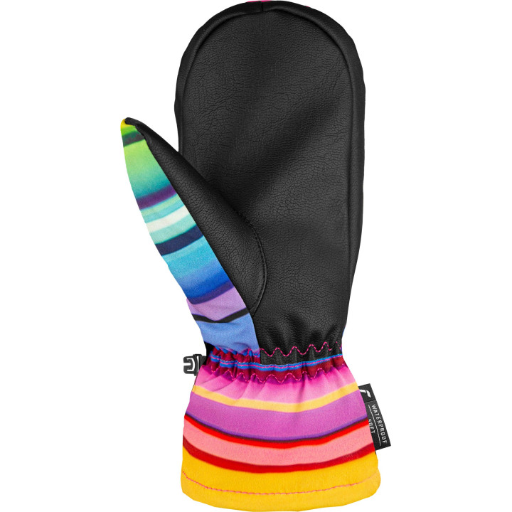 Rękawice dziecięce REUSCH Carter R-TEX XT Junior Mitten black/multicolor lines