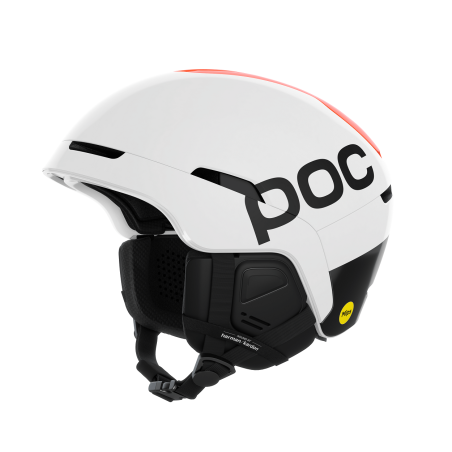 KASK NARCIARSKI POC OBEX CONNECT Hydrogen White/Fluorescent Orange AVIP 2027