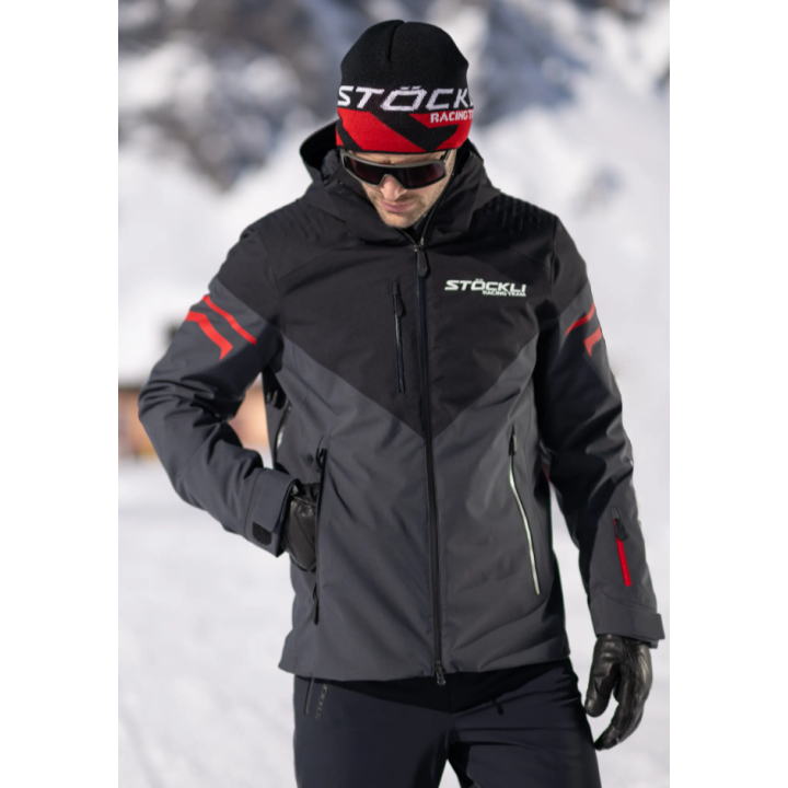 Kurtka Stöckli  Skijacket WRT Anthracite-Black